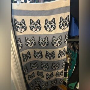 Pretty Kitty Knit Midi Skirt